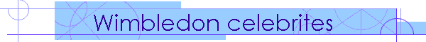 Wimbledon celebrites
