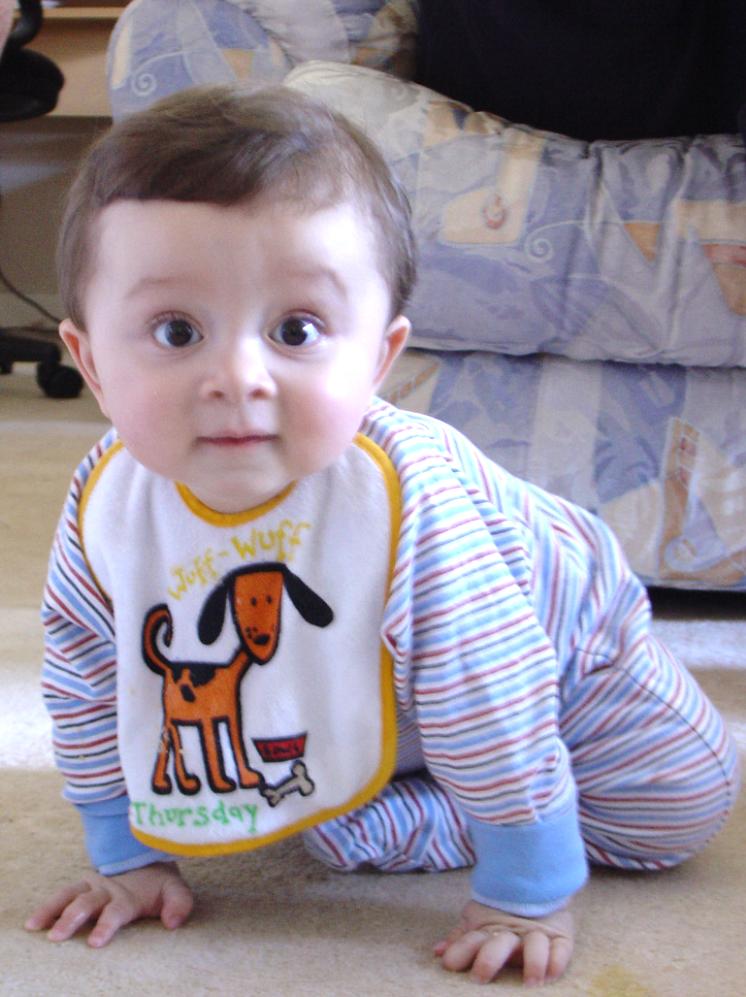 Stanley crawling backwards 03/12/05